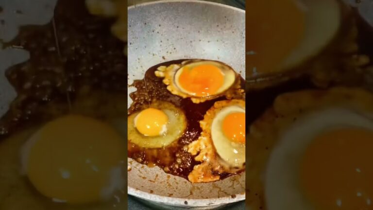 築地で食べたチャーシューエッグ再現🍳　#shorts