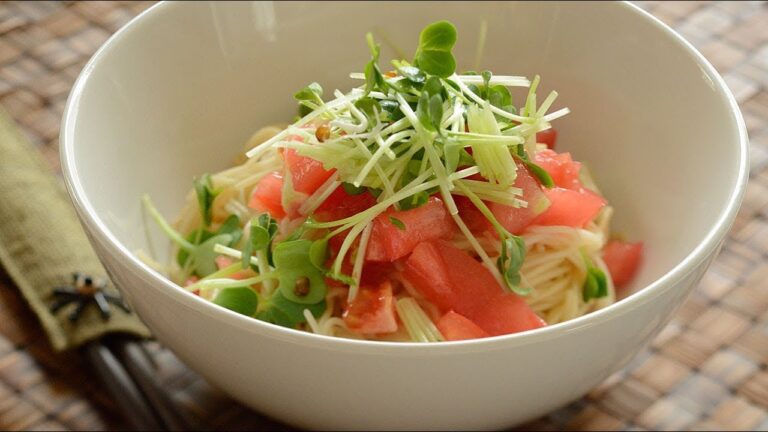 冷やそうめん飽きたら☆にんにく風味の温そうめん