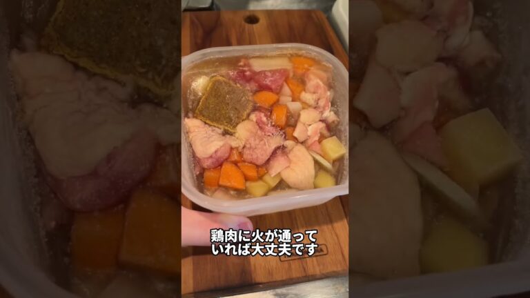 タッパーごと冷凍作り置きカレーがレンチンで簡単うますぎたww #shorts