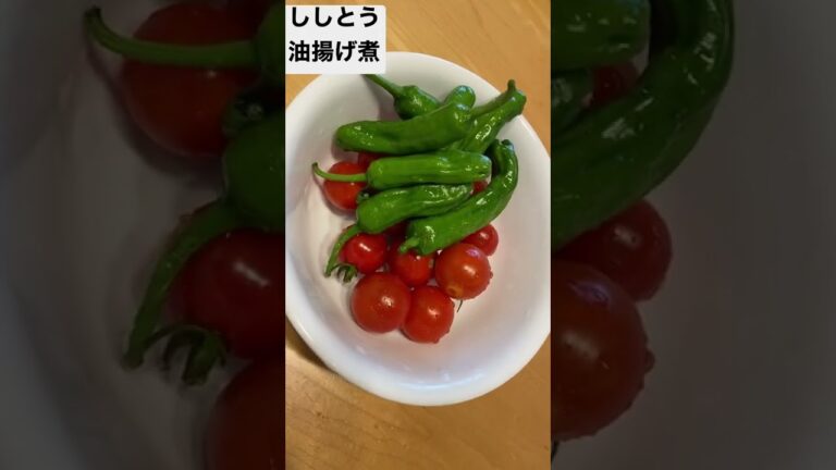 ししとう油揚げ煮