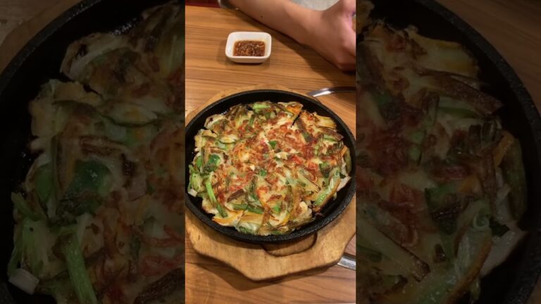 チヂミ海鮮　#チヂミ #海鮮 #韓国料理 #できたて#宮村