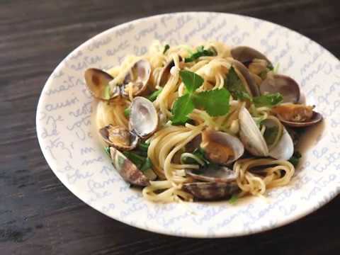 大分市産品を使ったレシピ（三つ葉どっさりパスタ）