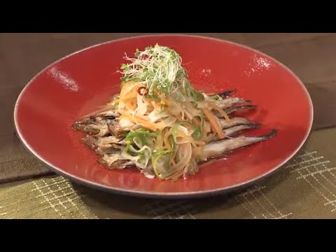 焼きししゃもの南蛮漬け