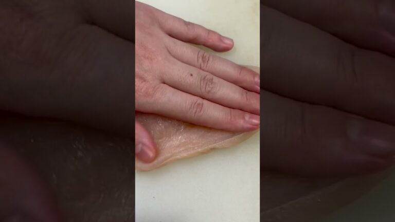 ささみを開く【ササミの味噌焼き】