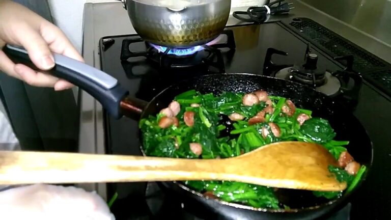 グダグダ料理教室第32弾　ほうれん草のソテー