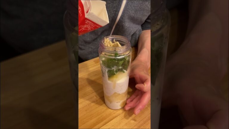 りんごとバナナのスムージー レシピはコメント欄に記載 #shorts