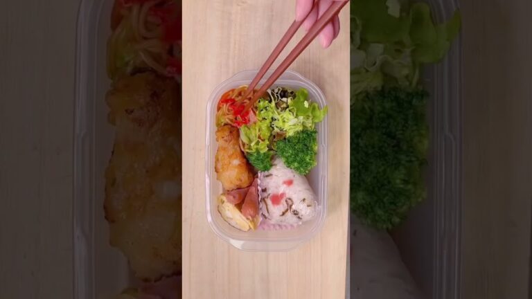 今日のお弁当 めっちゃ美味しそう #簡単レシピ #お弁当　#ライフハック