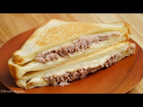 フライパンで作る簡単カリふわなホットサンド