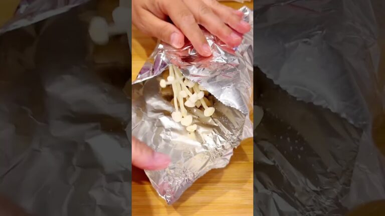 蒸し焼きされたキノコの食感とバター醤油の深い香り きのこホイル焼き #家庭料理 #簡単レシピ #きのこ