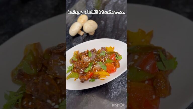 Crispy Chilli Mushroom 😋😋😋
