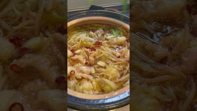【超簡単】醤油ベースもつ鍋 #大五郎飯 #shorts