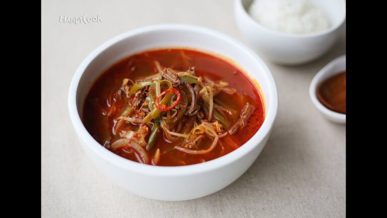 ネギユッケジャン(파개장)_韓国料理レシピ(일어자막)JP ver.