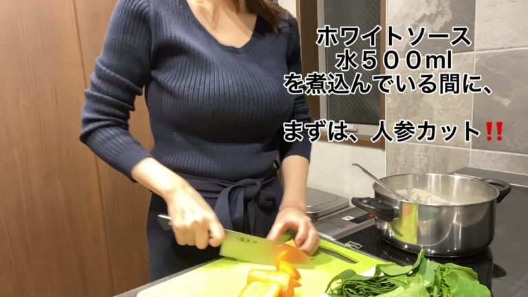 ほうれん草クリームシチュー(３品同時作成💕)