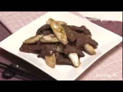 140103長ねぎと牛肉のオイスターソース炒め