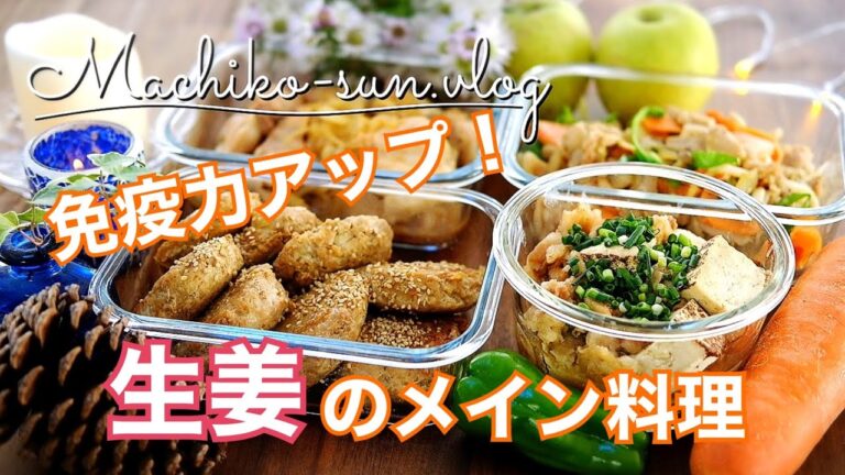 【作り置きレシピ】冬のおかずは生姜で決まり！体が温まる主菜４品！