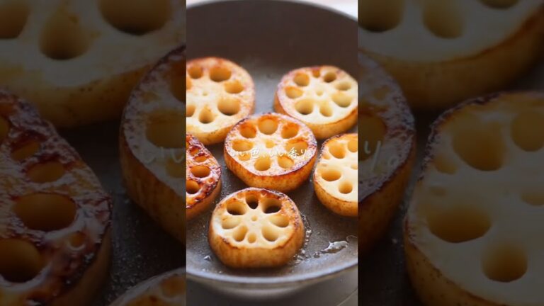 【1番簡単でおいしい！】れんこんステーキのレシピ・作り方 #shorts