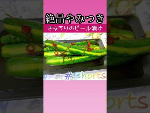 ［無限おつまみ］きゅうりのビール漬け🥒#shorts#Shorts#おつまみ