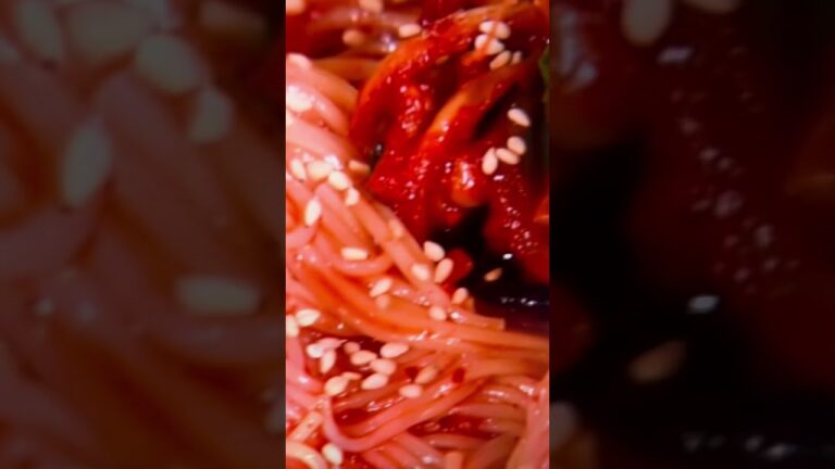夏おすすめキムチそうめん🇯🇵KIMCHI SOUMEN SUMMER FOOD#キムチ#そうめんレシピ#yummy#trending#shorts