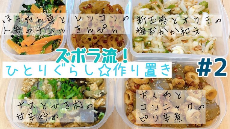 【作り置き】アラサーズボラ女子の簡単！節約ズボラ料理！残り物編