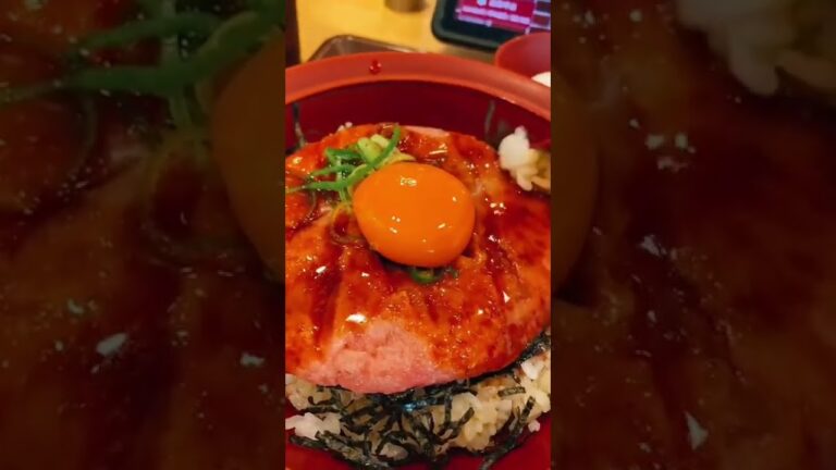 すき家927日目『まぐろユッケ丼　並』 #shorts