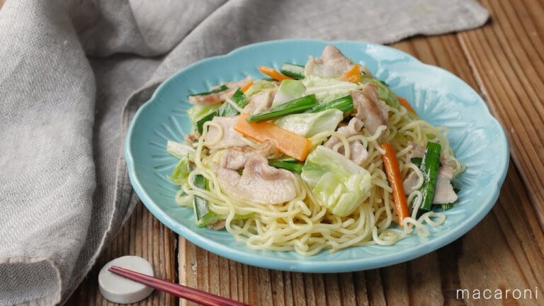 味付け簡単「基本の塩焼きそば」のレシピ・作り方