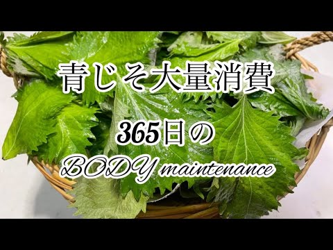 青じそ大量消費はこれ！青じそジュースと佃煮👍　夏はサッパリと簡単にBODYmaintenance
