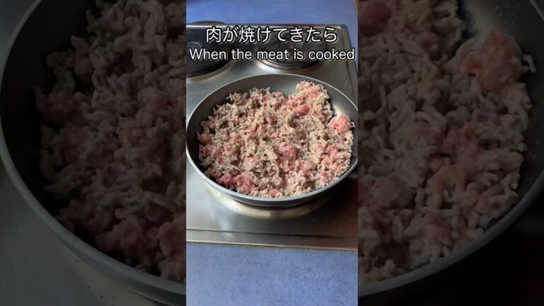 簡単楽々うますぎ！豚ひき肉と白キャベツのBBQソース炒め‼︎