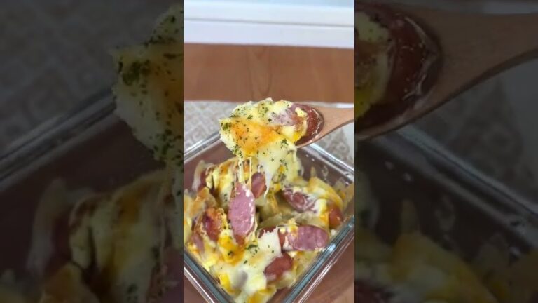 ソーセージとポテトのマヨチーズ焼き