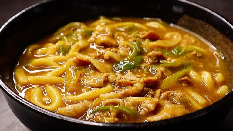 火もまな板も包丁もカレールーも不要！ガチでお蕎麦屋さんに負けない人生最高の『カレーうどん』の作り方