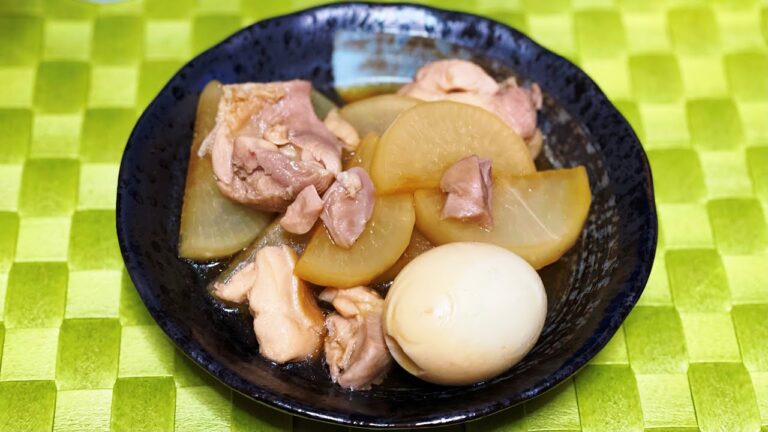 初めての鶏肉と大根の煮物作り♫