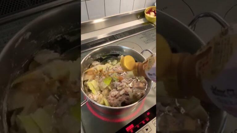 豚肉筍キャベツの味噌汁