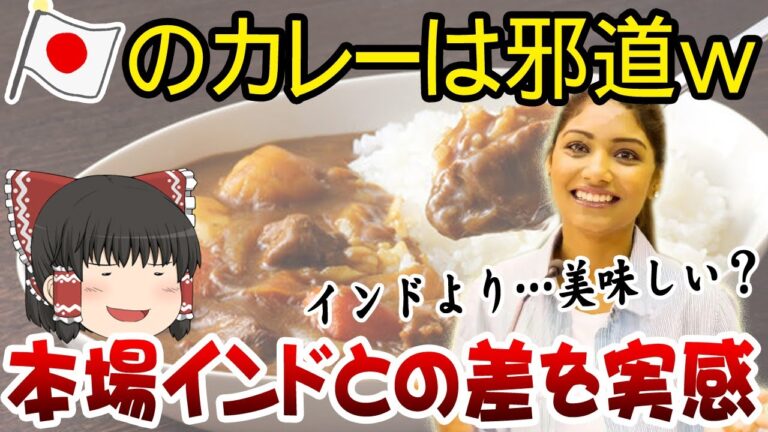 「日本のカレーは邪道ｗ」日本に留学中に習った『日本式カレー』を母国で振舞った結果… 【海外の反応・ゆっくり解説】