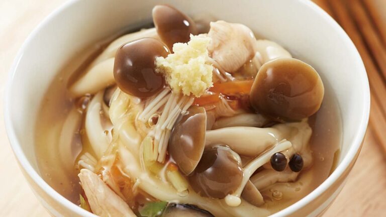しょうがあんかけうどん