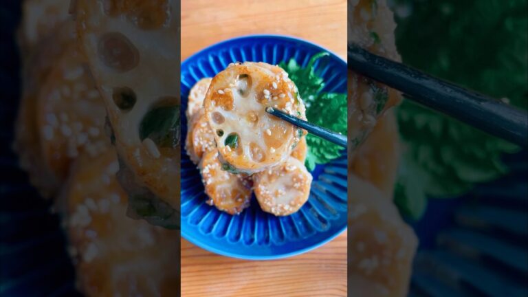 レンコンサンドバーグ #低糖質レシピ #低糖質 #ダイエットレシピ #簡単レシピ #shorts #美味しい