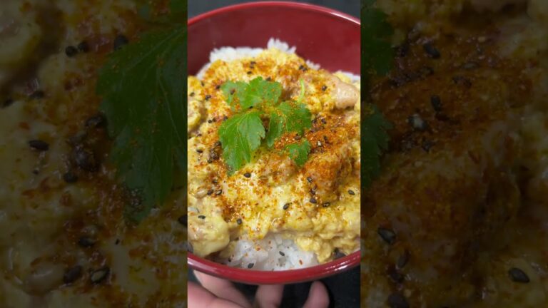 焼き鳥缶親子丼 #shorts #夜な酔な与那覇ごはん #簡単レシピ #yummy