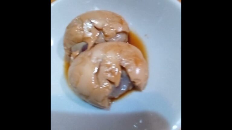 手羽先の甘辛煮と味卵です！　#shorts