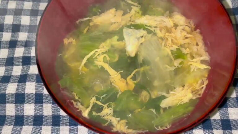 中華の王道！！レタス卵中華スープの作り方！！！