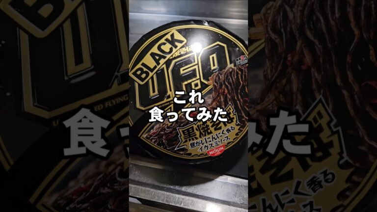 日清黒焼そばUFO食ってみたら正直BLACKだった件