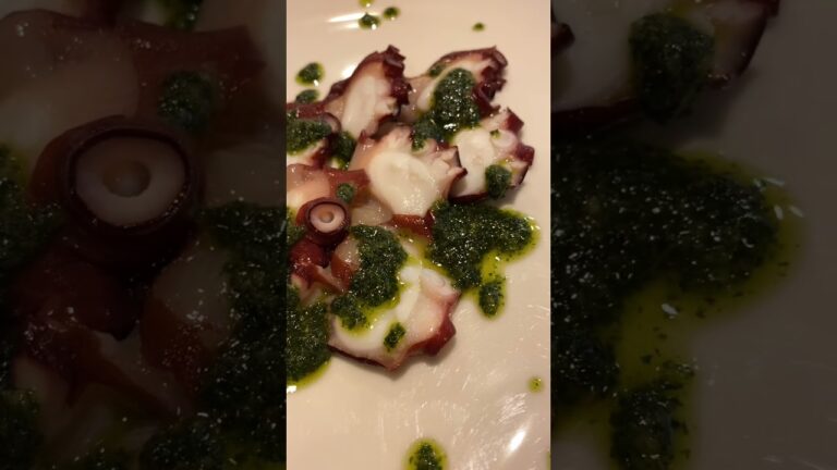 タコのジェノベーゼソース🐙