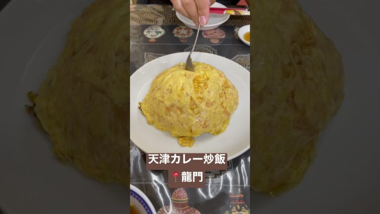 【グルメ📍大阪北浜】ふわふわツヤツヤとろとろたまごの天津炒飯🍛