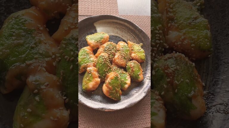 食欲そそる❗【ささみと大葉のみそ焼き】#Shorts  #ひめりんご