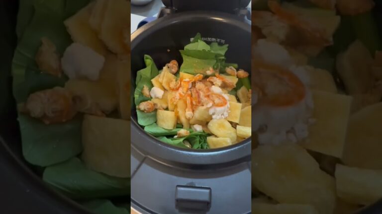 ホットクックで小松菜の煮物を作ってみた