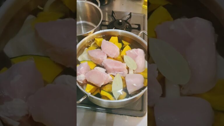 【 やわらか 鶏胸肉 と、ほっこり かぼちゃ の カレーライス 】料理　#Shorts