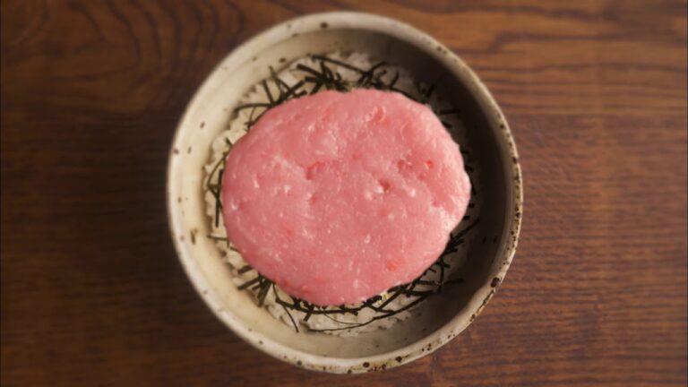 まるい形のまぐろたたき身丼篇