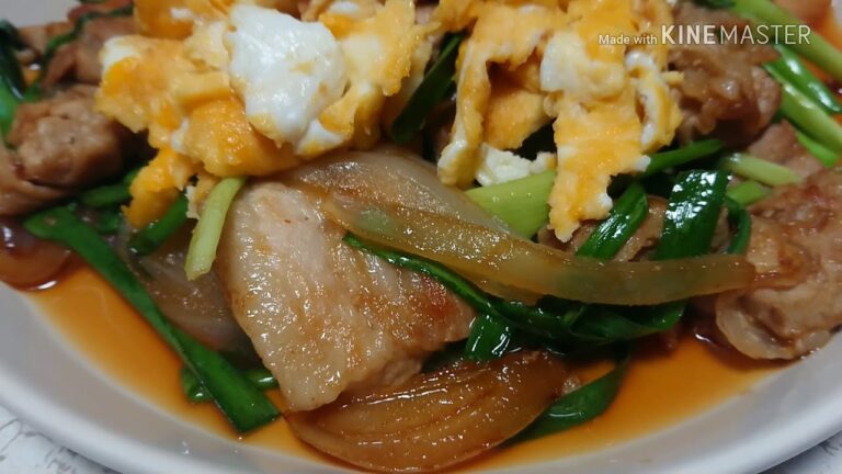 肉豆腐&ニラ豚玉焼き！🐷🍗