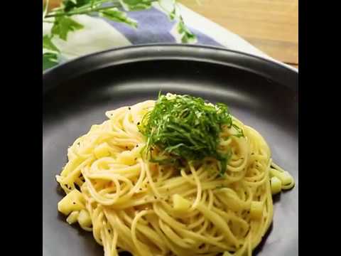 じゃがいもごろごろボリューム満点 じゃがいものバター醤油風味スパゲティー ｜ moguna[モグナ]