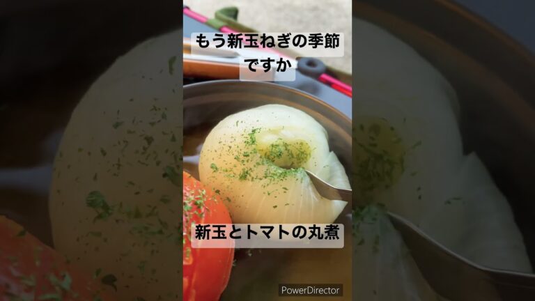 【どちらが主役？】新玉ねぎとトマトの丸煮 #キャンプ #料理 #ソロキャン #野菜 #飯テロ#新玉ねぎ #トマト　#shorts