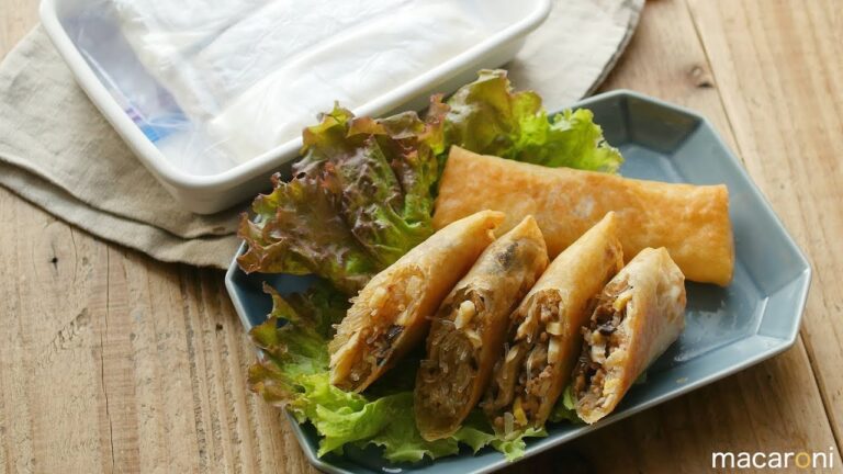 【作り置き冷凍】お弁当に便利！手づくり冷凍春巻きのレシピ 作り方
