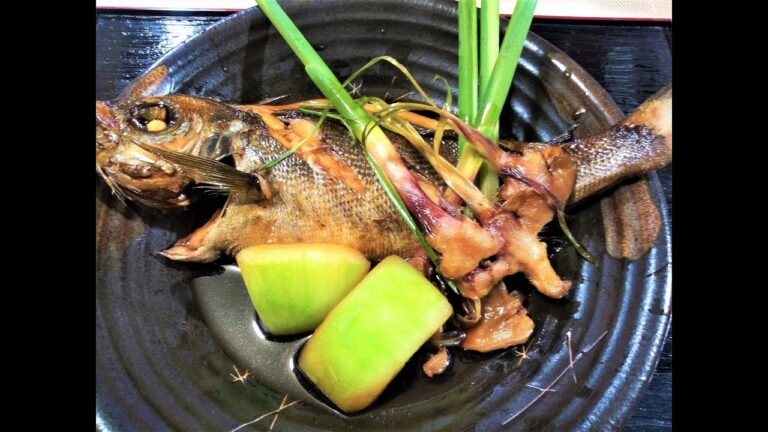 イサキと冬瓜の『谷中生姜煮』の作り方 # 110