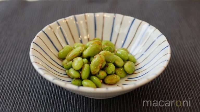 七味をちょい足し！枝豆おつまみの作り方
